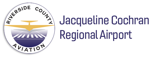 Jacqueline Cochran Regional Airport Riverside County Logo